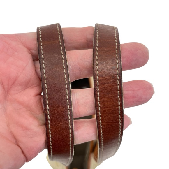 Brahmin Vintage Copacabana Bag Purse OS Tan/Brown - Picture 14 of 16